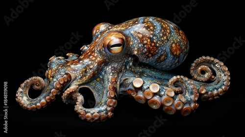 Highly intelligent and adaptable, octopuses possess the ability to change color and texture for camouflage, and are known for their problem-solving skills. --ar 16:9 --v 6.1 Job ID: b4c15ccd-b7bd-454b