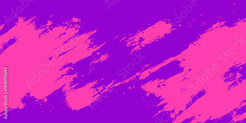 Running Poster Design %E2%80%93 Abstract Colorful Splash Illustration in Purple and Blue for City Marathon