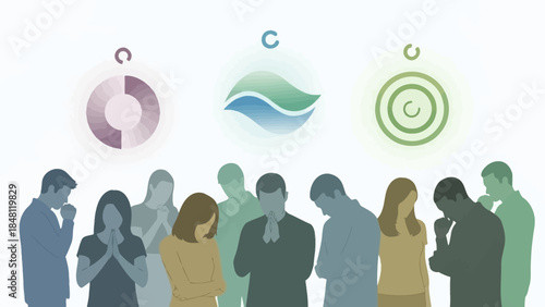 diverse group of people engaged in thoughtful discussion and reflection representing team