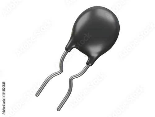 thermistor icon 3d illustration render