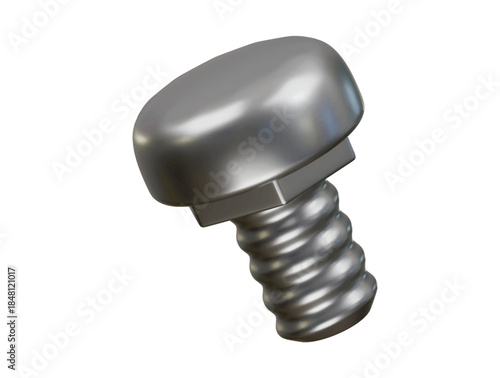 carriage bolt icon 3d illustration render
