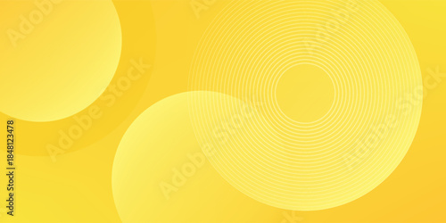 Fluid yellow gradient shapes composition. for presentation design.