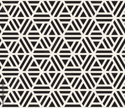 Vector seamless pattern. Modern stylish abstract texture. Repeating geometric tiles