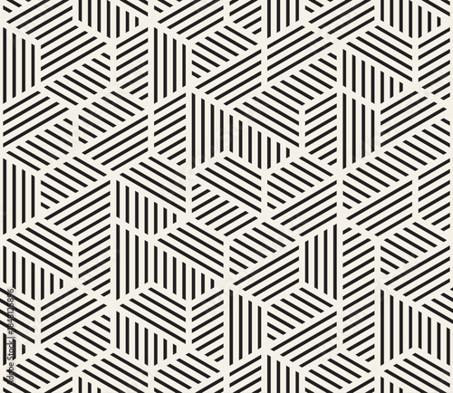 Vector seamless pattern. Modern stylish abstract texture. Repeating geometric tiles