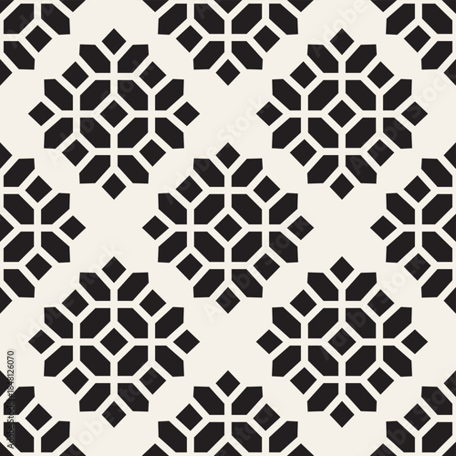 Vector seamless pattern. Modern stylish abstract texture. Repeating geometric tiles from striped elements
