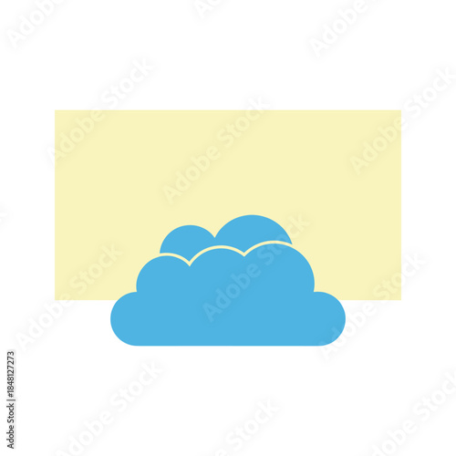 Cloudy sky with sunrise Vector
