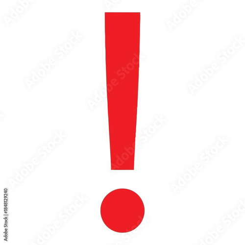 Red exclamation mark