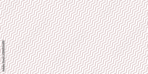 Zigzag lines seamless vector pattern. Regular zigzag texture. Geometric classic fashion ornament