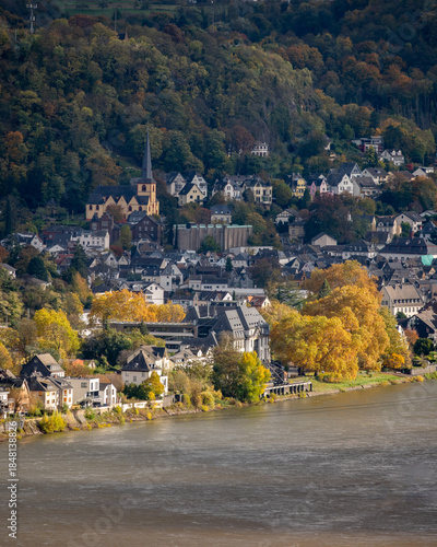 Blick von der Erpeler Ley auf Linz am Rhein