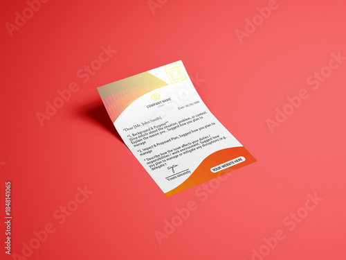 Professional Business Letterhead Design Template