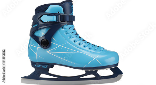 Isolated Ice Skate 
