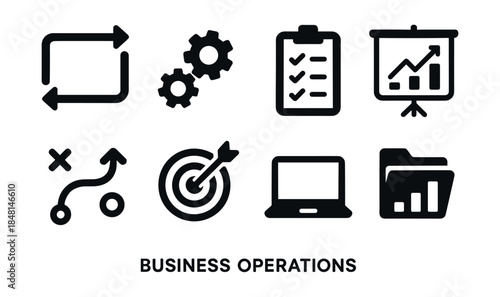 Business Operations Icons Set