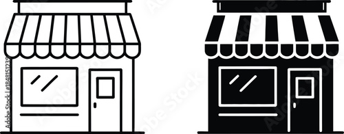 Iconic storefronts illustrating commerce and retail business operations