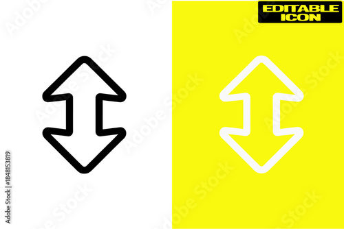 Arrows pointing in opposite directions