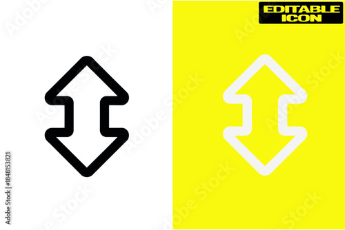 Arrows pointing in opposite directions