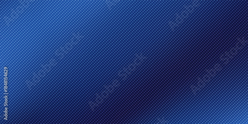 Abstract dark background. Silk satin fabric. Navy blue color. Elegant background with space for design. Soft wavy folds. Christmas, birthday, anniversary, award. Template.