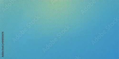 Abstract blue grunge background with a vintage textured paper pattern and light green aged design on a rough old wall surface for a blank retro backdrop