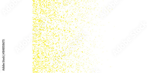 Abstract watercolor background featuring yellow paint bubbles and green liquid splashes on a textured grunge paper art design