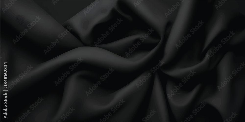 Obraz premium Luxury Abstract Cloth and Liquid Wave Background with Flowing Wavy Folds of Grunge Silk Texture and Elegant Satin Velvet Material for Premium Wallpaper Design and Creative Use