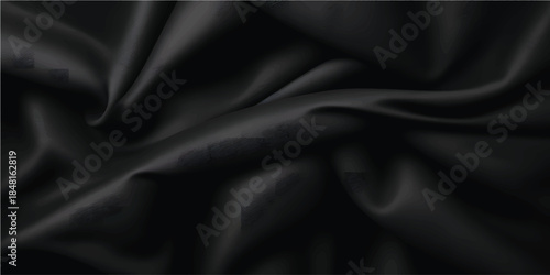 Luxury Abstract Background with Flowing Cloth and Liquid Waves, Wavy Folds of Grunge Silk Texture and Elegant Satin Velvet Material for Premium Wallpaper Design