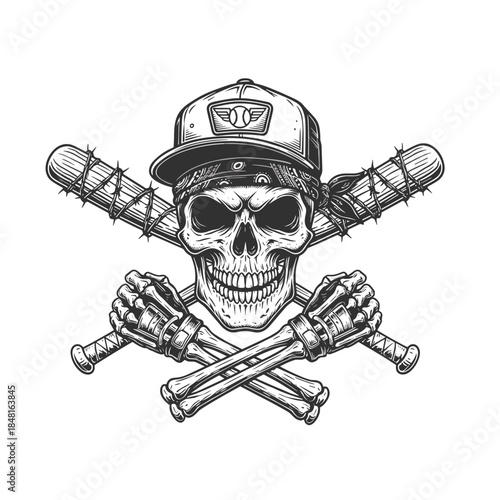 pirate skull and crossbones