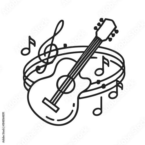 musical instruments vector