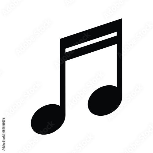 Simple musical note Vector