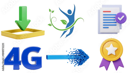 Fast 4g download with certificate and success