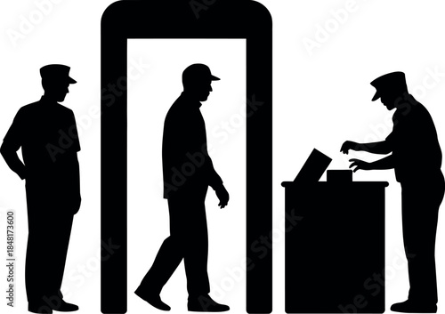 Security Check at Entrance