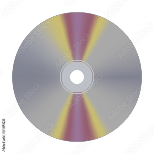 Photo of Cd isolated on transparent background