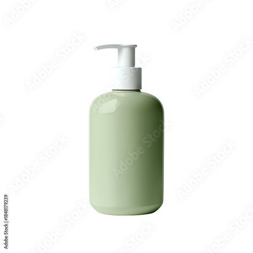 A gentle lotion bottle isolated on transparent background