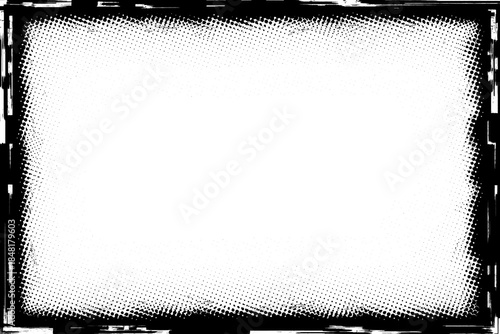 black grunge frame