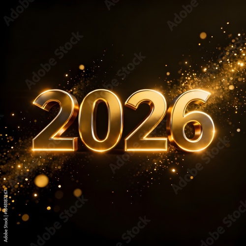 2026 New Year Celebration - Golden Number