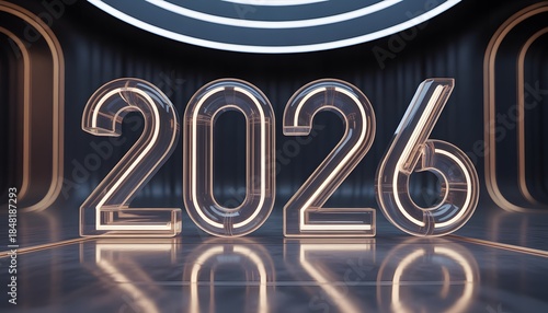 2026 New Year Celebration - Golden Number