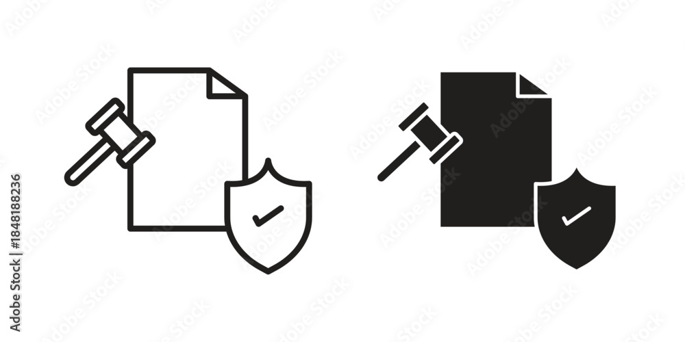 Εκτύπωση καμβά Code of conduct icon for website, thin line icons