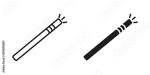 Enhance icon for website, thin line icons. vector logo design