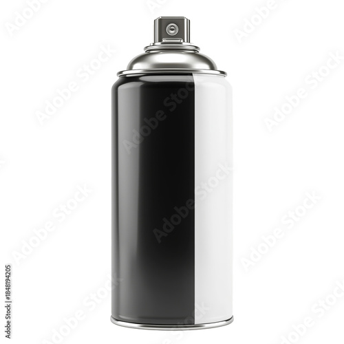 White Spray Paint Can Ready for Use in Art Projects or Home Improvement Tasks