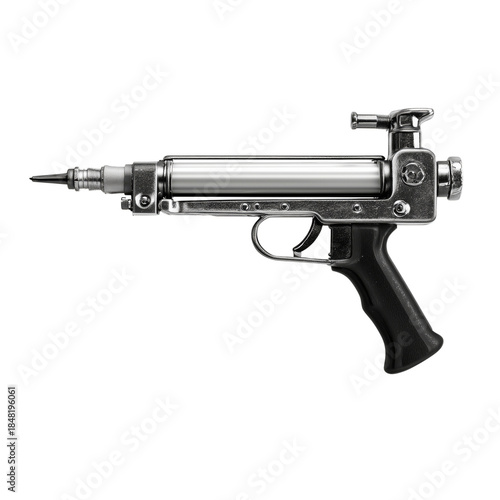Metal Spray Gun Used for Painting on Various Surfaces in a Workshop or Studio