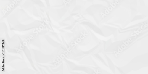 White paper texture is crumpled paper texture. White crumpled and creased paper texture. white crumpled blank paper texture. Grunge paper texture.