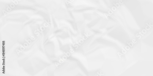 White paper texture is crumpled paper texture. White crumpled and creased paper texture. white crumpled blank paper texture. Grunge paper texture.