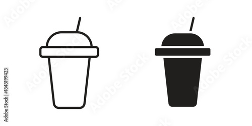 Trappe icon for website, thin line icons. vector logo design