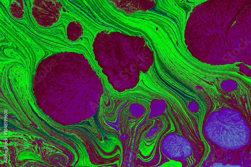 Abstract Ebru Marbling Texture Background