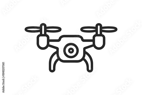 Drone icon with camera