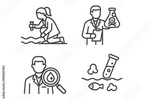 Science and Research Icons