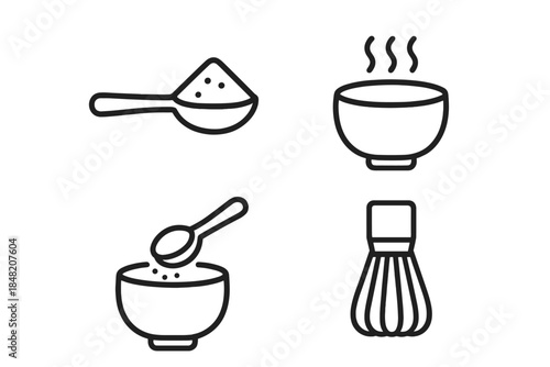 Japanese Tea Ceremony Icons