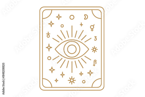 Esoteric Eye Tarot Card Back