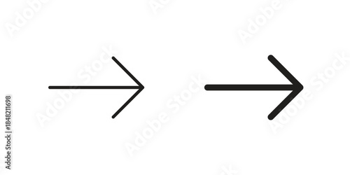 Next arrow icons. Minimal logo design element, vector illustration.