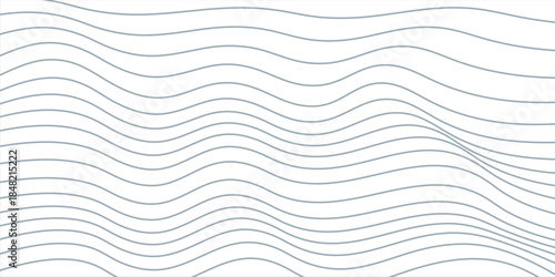 Abstract background with distorted liquid wavy texture. Retro psychedelic line pattern