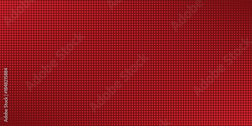 Red diagonal geometric shape with halftone.