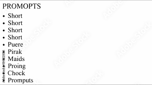 List of random words for creative inspiration